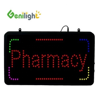 Genilight εσωτερική LED φαρμακείο ανοιχτά σημάδια με 56 * 33inch πίνακα