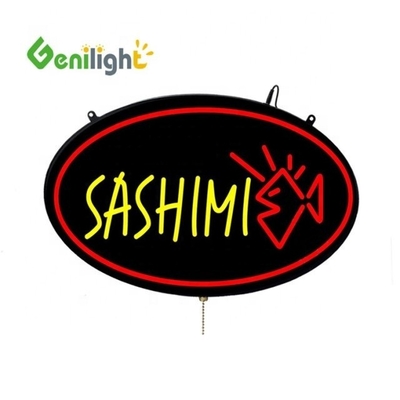 53*45cm Custom LED Neon Ανοιχτό για ψαρέματος Συσκευές κατάστημα ABS Outframe και λειτουργία οθόνης κινουμένων σχεδίων