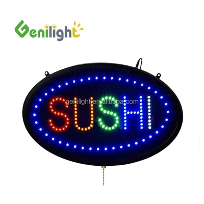 53*45cm Custom LED Neon Ανοιχτό για ψαρέματος Συσκευές κατάστημα ABS Outframe και λειτουργία οθόνης κινουμένων σχεδίων