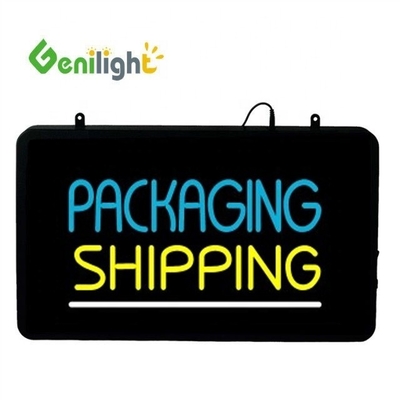 Genilight 22*13inch CE RoHS Προσαρμοσμένη Ακρυλική LED Neon Σημαία ξεχωρίζουν από το πλήθος