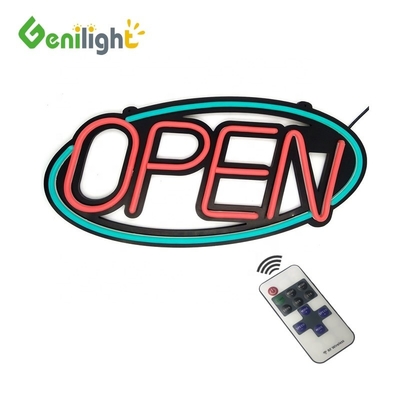 Υπερφωτεινότητα LED Neon Illuminated Light Sign 48 * 25cm με λειτουργία αλλαγής 10 ειδών