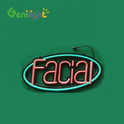 Υπερφωτεινότητα LED Neon Illuminated Light Sign 48 * 25cm με λειτουργία αλλαγής 10 ειδών
