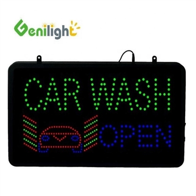Genilight Indoor 56*33cm Υψηλής φωτεινότητας και χαμηλής τάσης LED ανοικτή πινακίδα με λειτουργία RGB