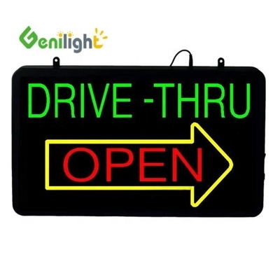 Genilight Indoor 56*33cm Υψηλής φωτεινότητας και χαμηλής τάσης LED ανοικτή πινακίδα με λειτουργία RGB