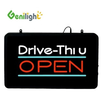 Genilight Indoor 56*33cm Υψηλής φωτεινότητας και χαμηλής τάσης LED ανοικτή πινακίδα με λειτουργία RGB