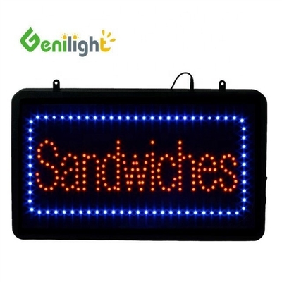 Προσαρμοσμένο σχεδιασμό DC12V BURRITOS LED Neon Open Sign από το Genilight IP βαθμό χρώματος -