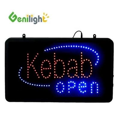 Genilight Indoor 56*33cm Διαφήμιση Kebab LED Επιστολή Σημείωμα με ABS ανοιχτό-μόλφωμα Outframe