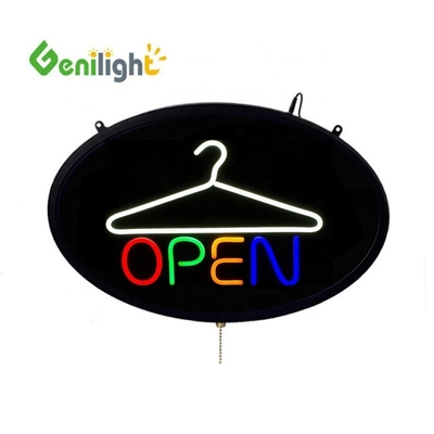 Εσωτερικό Genilight Οβάλ 58*36cm LED Κρεμάστρα Παλτό Σημείωμα Νεόν με Pixel Pitch