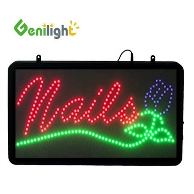 φωτεινότητα Genilight εσωτερικό 56*33cm Super φωτεινότητα Custom LED Open Display LED Sign