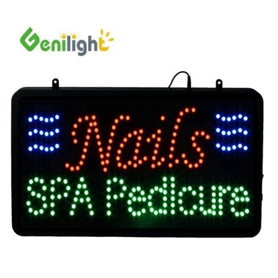 φωτεινότητα Genilight εσωτερικό 56*33cm Super φωτεινότητα Custom LED Open Display LED Sign