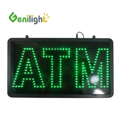 56*33 Μέγεθος οθόνης LED Ακρυλική πινακίδα / Πίνακα LED Πίνακα ATM με ABS Outframe Craftsmanship