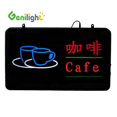 Genilight LED ανοικτή πινακίδα για καφέ 53*45cm Διάσταση οθόνης CE RoHS LVD πιστοποιημένο