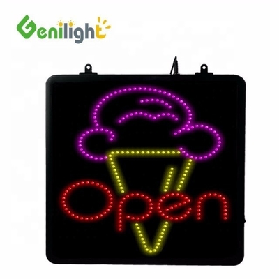 Genilight 22 * 13 ιντσών Υψηλή φωτεινότητα Επαγγελματικό παγωτό Neon Σημάδι Pixel Pitch