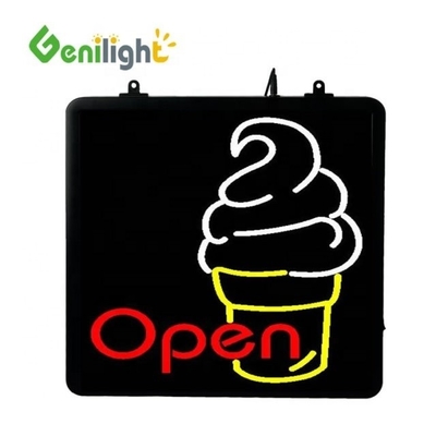 Genilight 22 * 13 ιντσών Υψηλή φωτεινότητα Επαγγελματικό παγωτό Neon Σημάδι Pixel Pitch