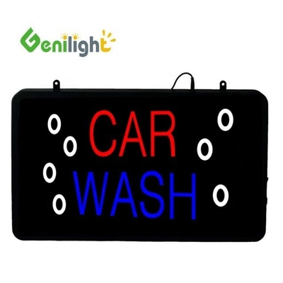 22*13inch LED CAR WASH Open Sign Pixel Pitch Το κορυφαίο προϊόν του Genilight για εσωτερικούς χώρους