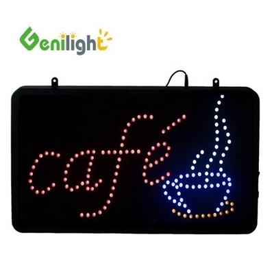 ABS Open-Mold Outframe Διακόσμηση στυλ Espresso Καφέ Κύπελλο LED Neon Σημάδι για την αγορά