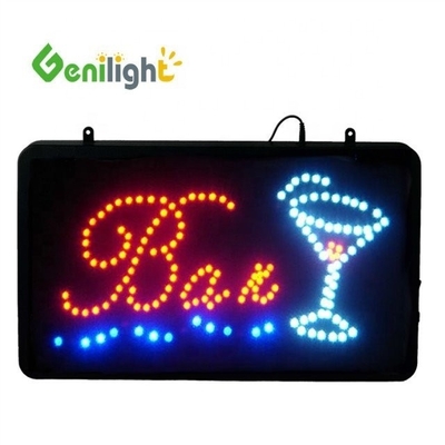 Υψηλή φωτεινότητα Genilight εσωτερικό 22 * 13inch Shining Blink BoBa Φως τσαγιού LED Neon Σήμα με το λογότυπο Κύπελλο
