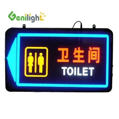 Genilight 22 * 13 ιντσών Ακρυλικό LED Neon Πληροφοριακή Σήμανση εξόδου με 0 κατανάλωση ρεύματος
