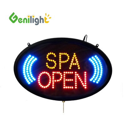 Ελκυστική διαφήμιση LED Nails Spa Πίνακα με αριθμό τηλεφώνου Genilight εσωτερικό 22 * 13inch