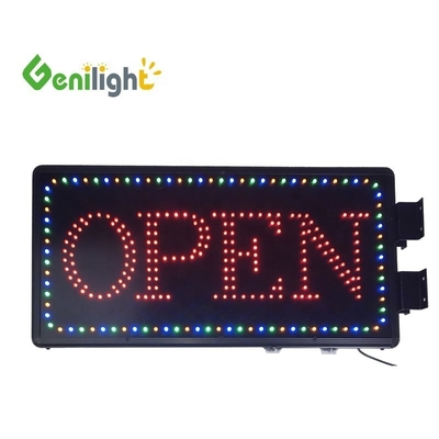 Δυνατή ανοικτή πινακίδα με νεόνιο LED με πιστοποίηση CE ROHS και ακρυλικό μπροστινό πίνακα