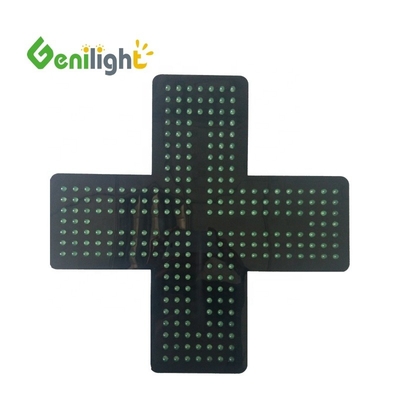 Φωτεινή LED φαρμακείο σταυρό σημάδι 19 x 19inchs Ηλεκτρική διαφημιστική επιφάνεια