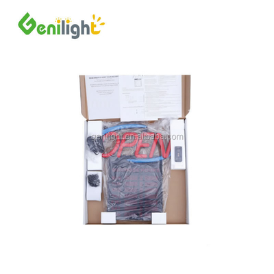 Ακρυλικό LED Neon Open Sign με ώρες 12V Εισαγωγή τάσης Εύκολο και μοντέρνο σχεδιασμό 54x52cm