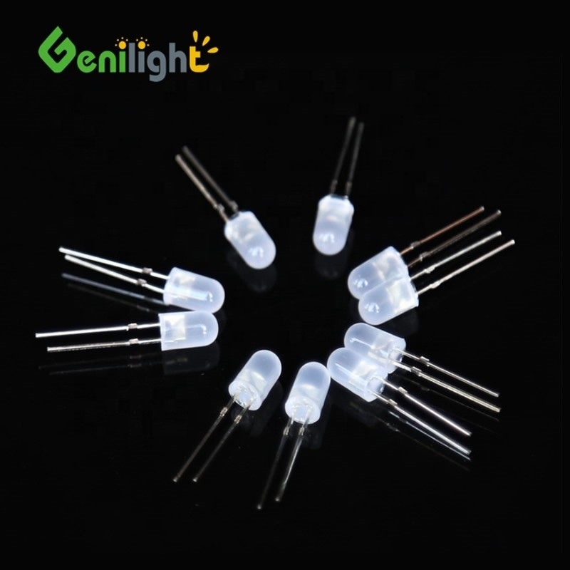 F3 Φώτα LED γάλακτος 3mm Ultra Bright Red Green Blue White Yellow LED -40-60 Αντιδράσεις