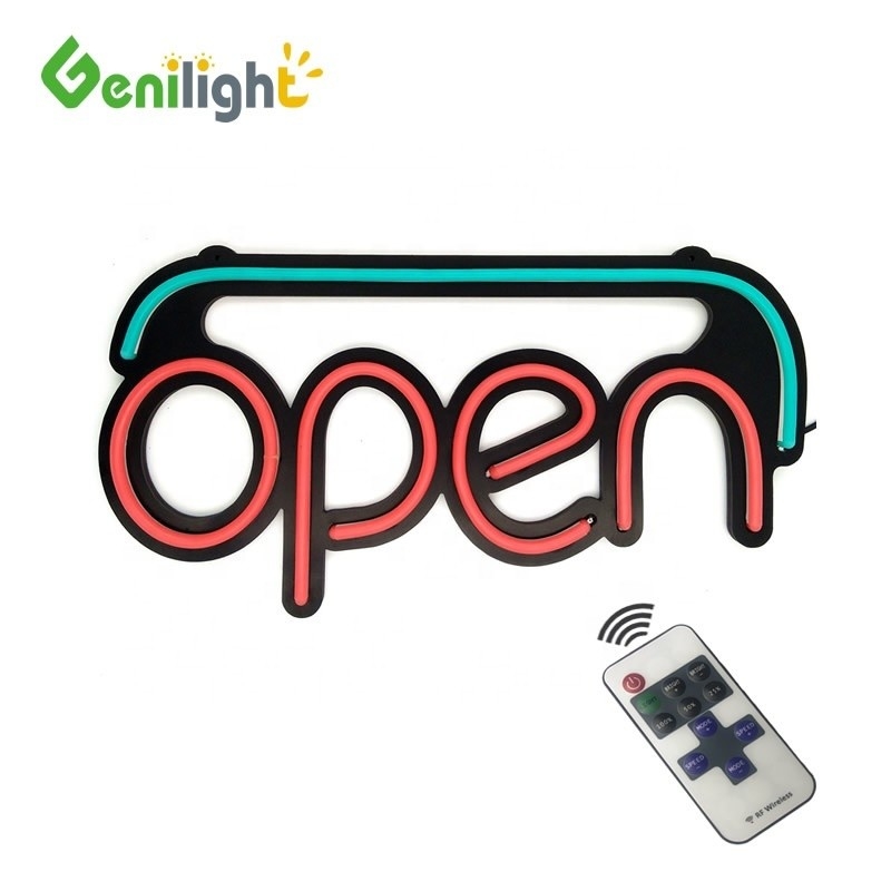 Genilight 48 * 25cm εσωτερικό χρησιμοποιείται Neon Σημείωση Φως τοίχος Διακόσμηση παραθύρου 10 είδος αλλαγής λειτουργίας