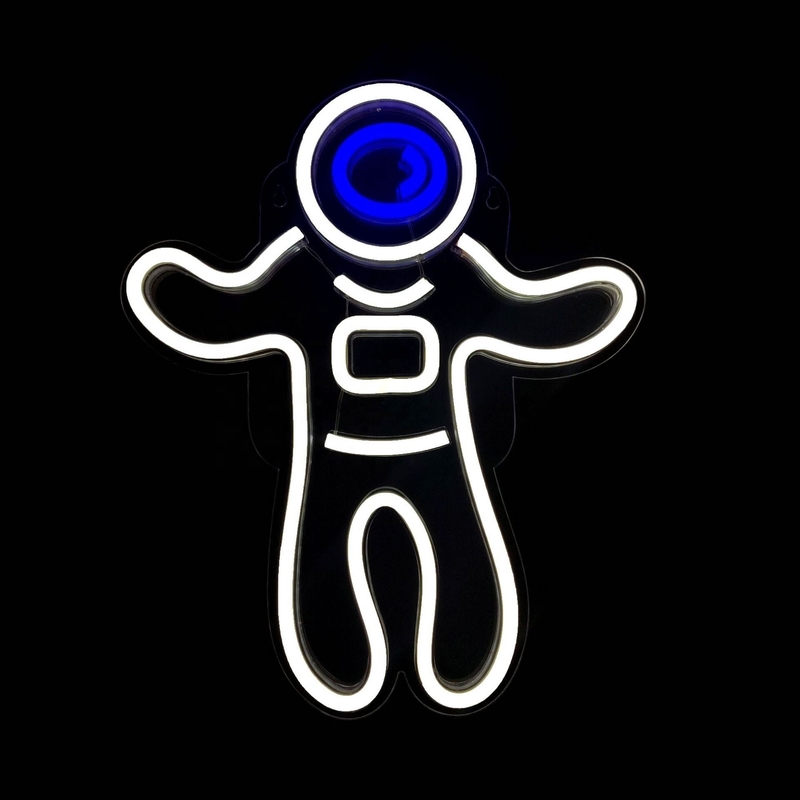 Ηλεκτρική κατανάλωση 1 Διαστημάνθρωπος Neon Light Projector Διαστημικές LED πινακίδες για τοίχο του υπνοδωματίου διακόσμηση