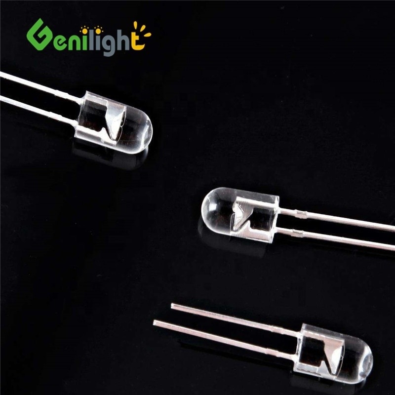 F3 3MM 2-Pin Highlight LED λαμπτήρας εκπομπής διοδίων κόκκινο/πράσινο CC -40-60 Δυνατότητα Vr