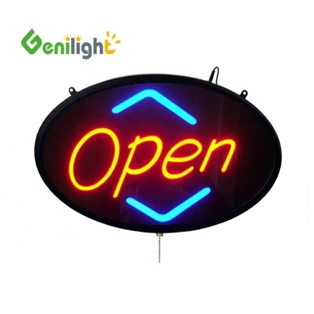 Φωτομέσα LED Neon ανοικτές πινακίδες με 2 είδη λειτουργιών αλλαγής και ακρυλικό υλικό