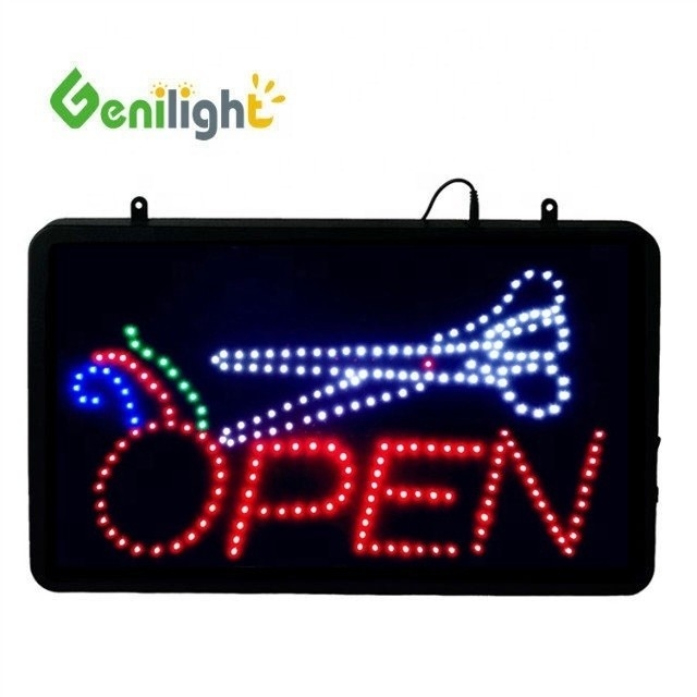 Ενεργειακή εξοικονόμηση Προσαρμόστε το Neon LED ανοιχτό κλειστό σήμα για το κατάστημα Cafe Bar Pub Genilight