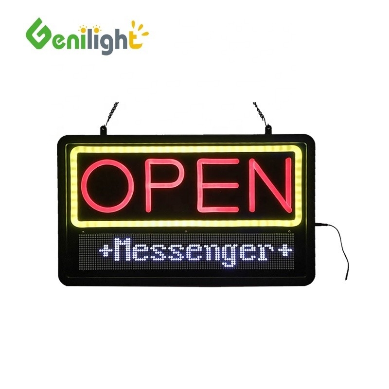Υψηλής τεχνολογίας θερμαινόμενο γυαλί LED Neon Sign για επιχειρήσεις Προγραμματισμένη φωτεινή ηλεκτρική οθόνη