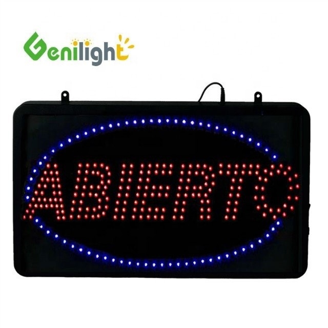 56*33 Μέγεθος οθόνης LED Neon Light Open Sign με υψηλή φωτεινότητα από Προσαρμόσιμο