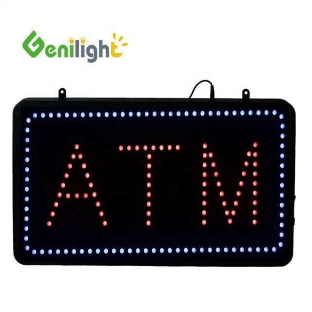 Genilight Indoor 56*33cm Neon LED ATM Open 12V Ηλεκτρονική φωτεινότητα και αποδοτικότητα