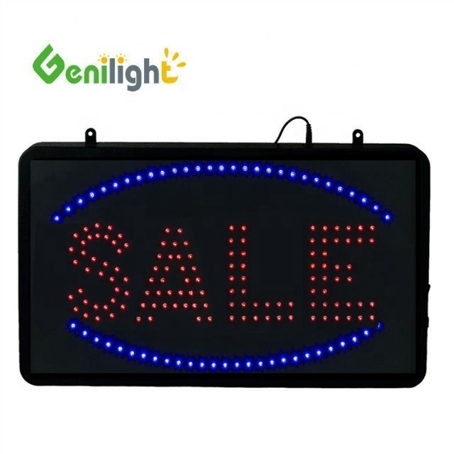 Genilight Διαφήμιση εσωτερικών χώρων Custom LED SALE Open Display LED Σήμα για το κατάστημα RGB LED