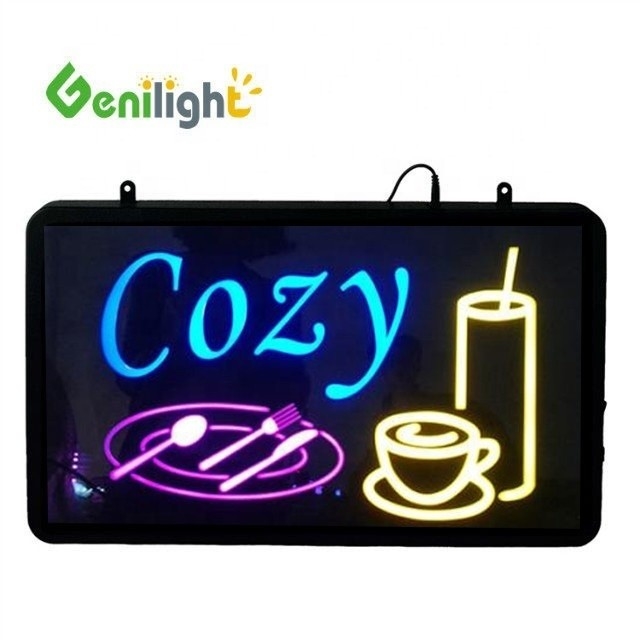 Genilight 22 * 13inch Προσαρμοσμένο LED Neon Sign Light για το κατάστημα Bar Store και διακόσμηση σπιτιού