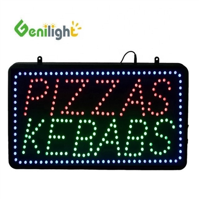 Προγραμματιζόμενη LED ηλεκτρική οθόνη Genilight εσωτερικό 56 * 33cm για PIZZAS KEBABS