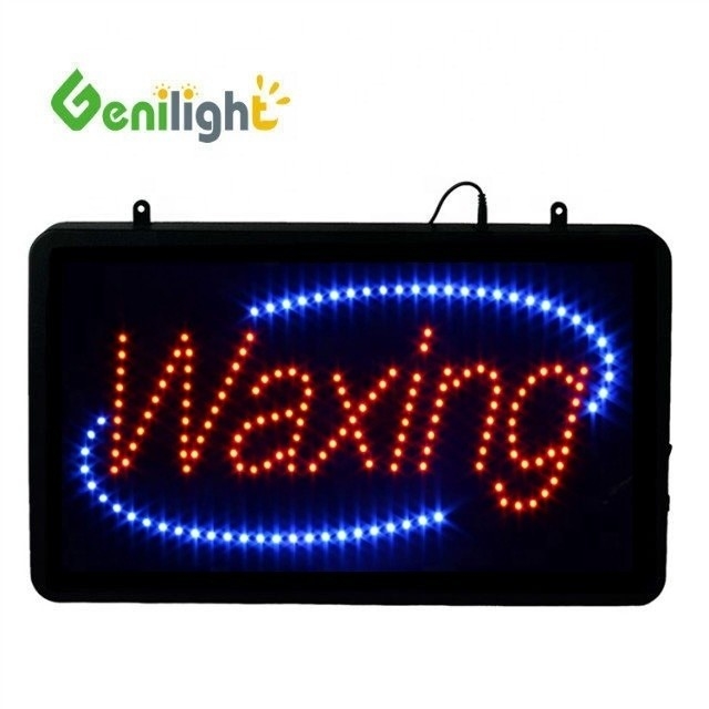 22*13inch DC12V Genilight Indoor WAXING Animated LED Sign για διαφήμιση ασφαλούς τάσης