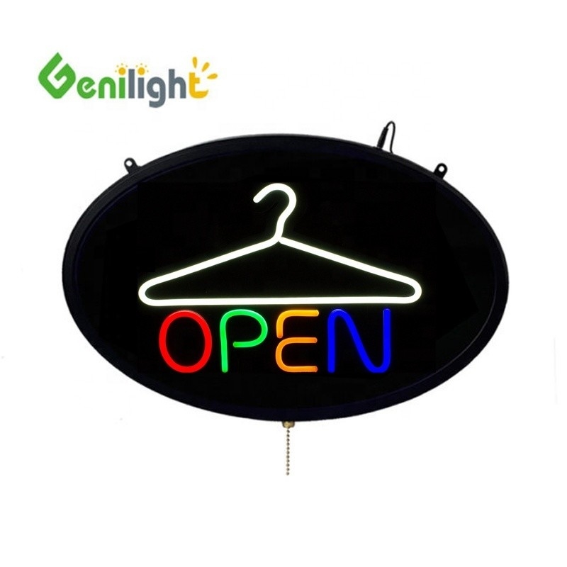Εσωτερικό Genilight Οβάλ 58*36cm LED Κρεμάστρα Παλτό Σημείωμα Νεόν με Pixel Pitch