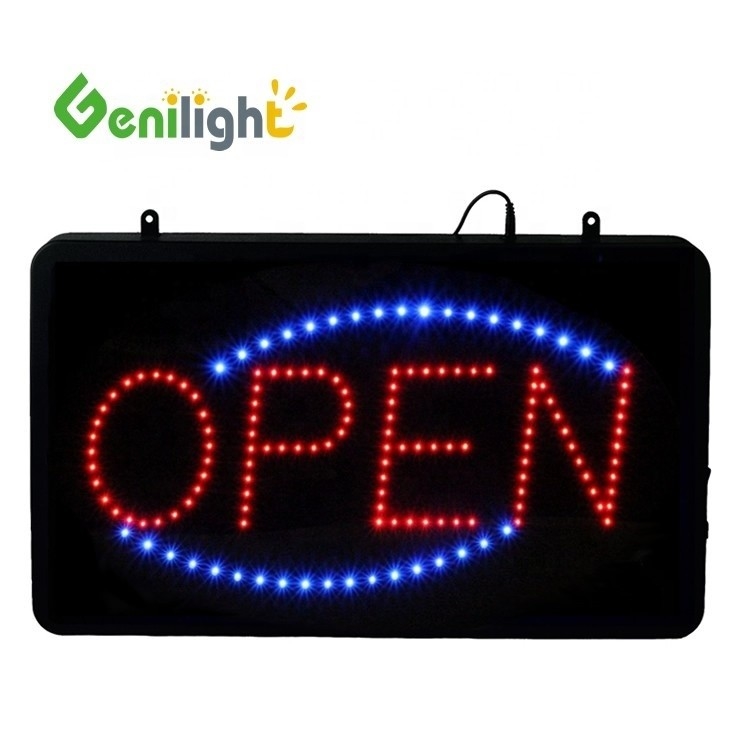 DIY Ακρυλικό LED Σημάδι για Ανοιχτό Παράθυρο Εργασιακή διάρκεια 10000 ώρες Προσαρμοσμένο Σχεδιασμό